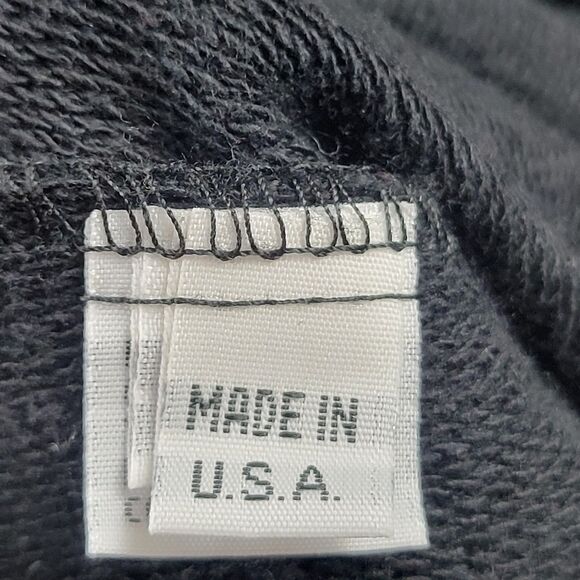 Planet by Lauren G OS Black Raw Hem Art to Wear Sweatshirt 994 - Picture 8 of 11